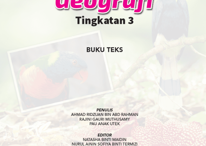 Geography textbook Form 3 KSSM