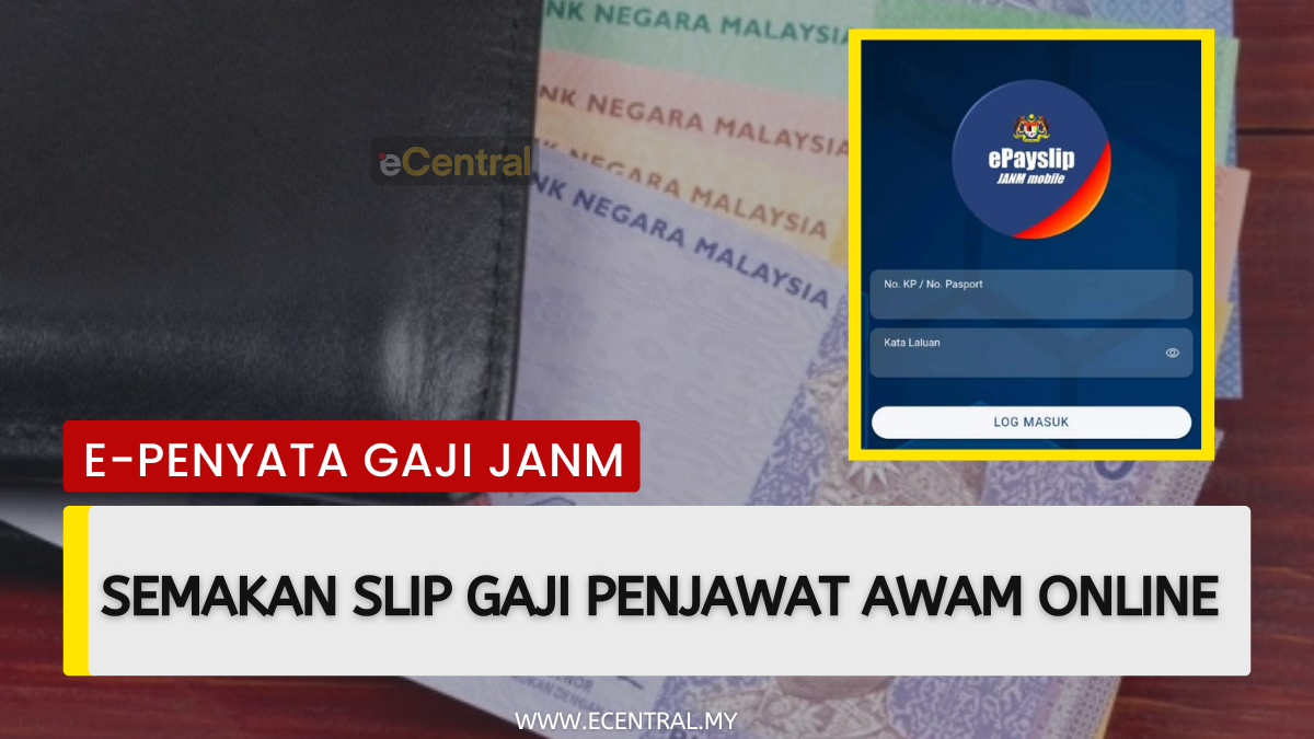 Semakan Slip Gaji Penjawat Awam Online