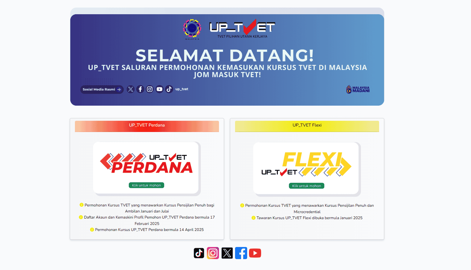 Appeal, list of TVET / Courses & State Institutions