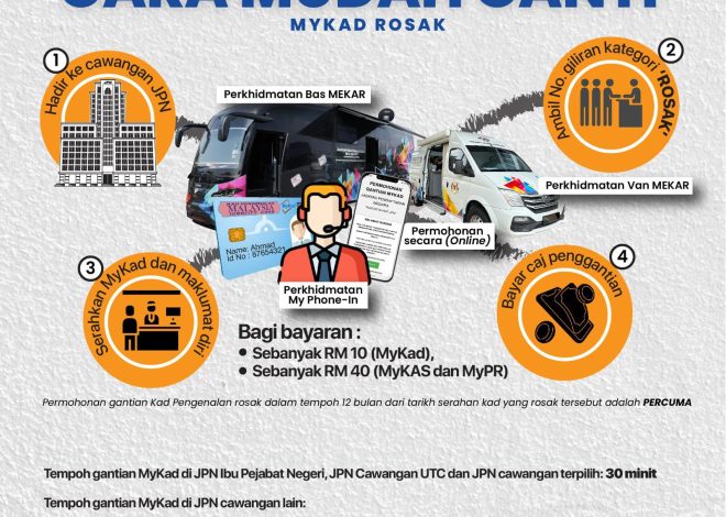 Damaged Mykad: Complete Guide to How to Change Easily and Fast