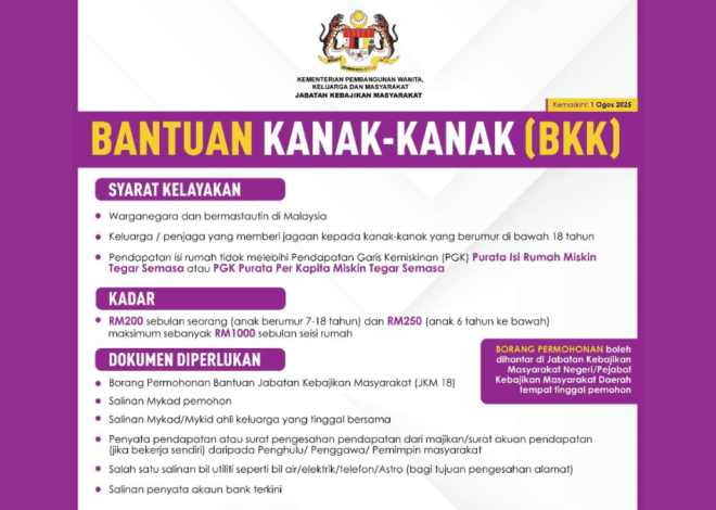 Application for children’s assistance (BKK) JKM 2025