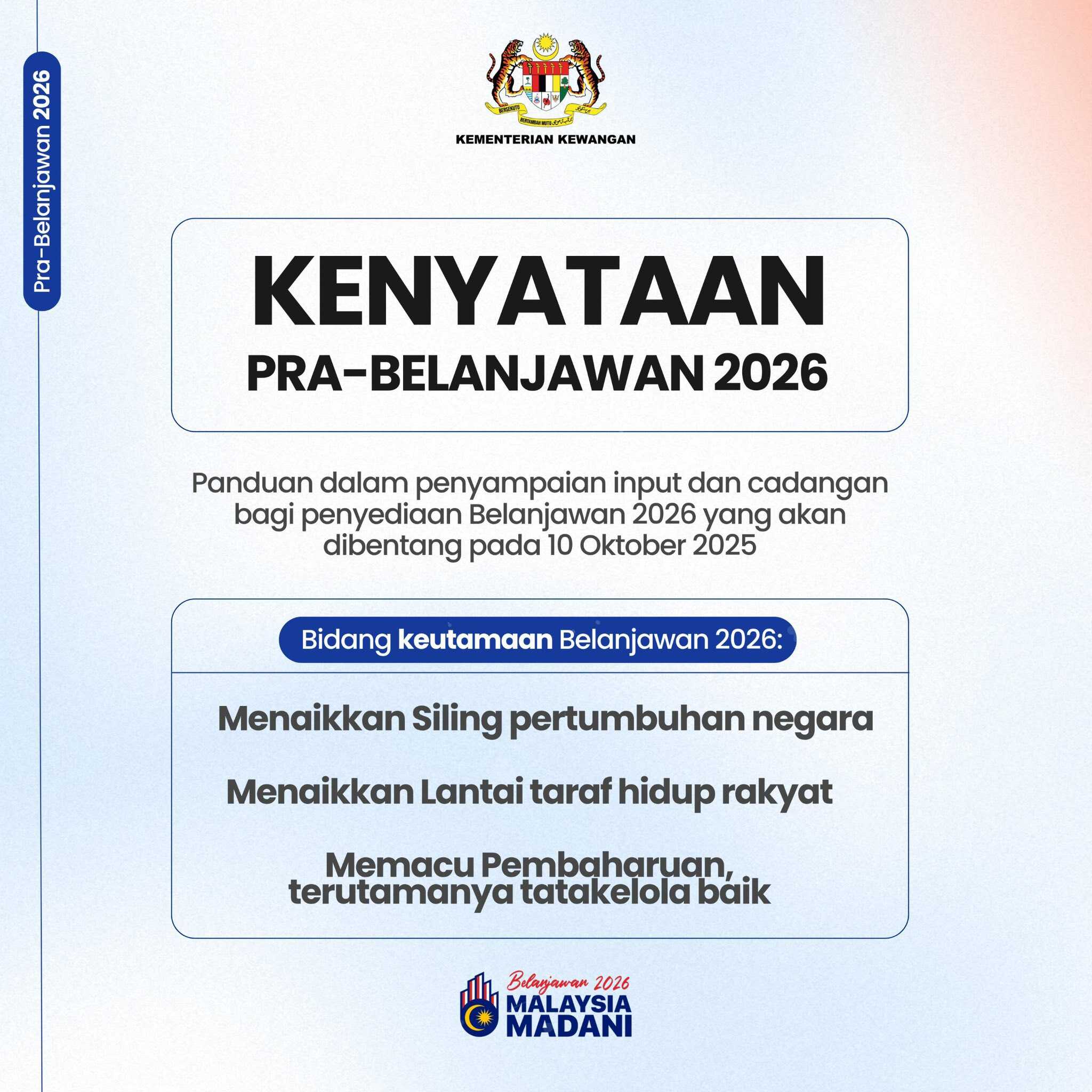 Budget 2026 – Presentation Date & Essence of Expectation