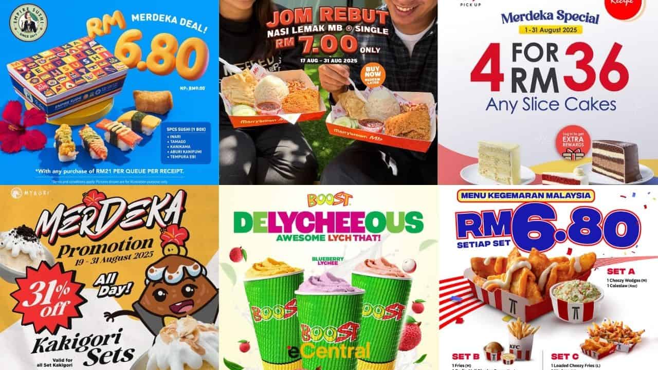 Merdeka 2025 Promotion Malaysia – Marrybrown, Tealive, JCO, etc.