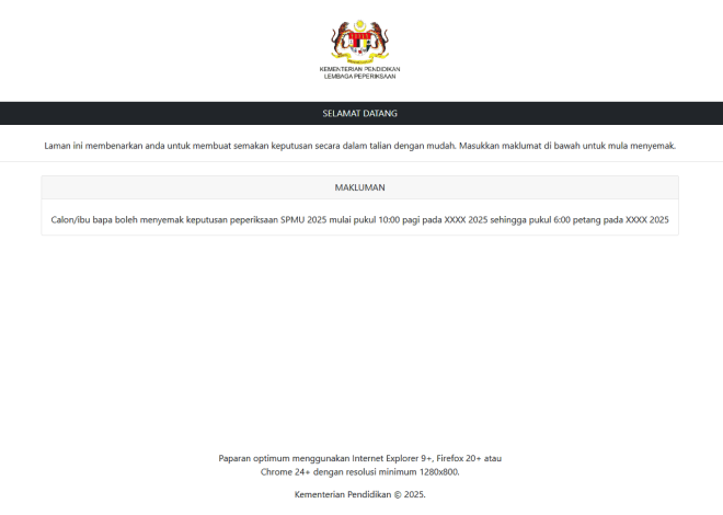 Review SPMU 2025 (MyRESSULTSPMU.MOE.GOV.MY)