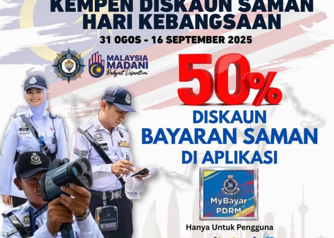 Discount 50% National Day 2025 (31 August-16 September)