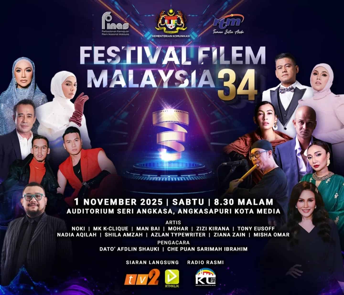 34th Malaysian Film Festival: Full List of Winners (2025)