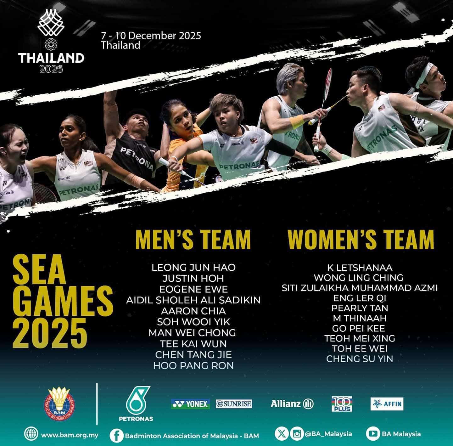 2025 SEA Games badminton [LIVE] – Match Schedule & Results