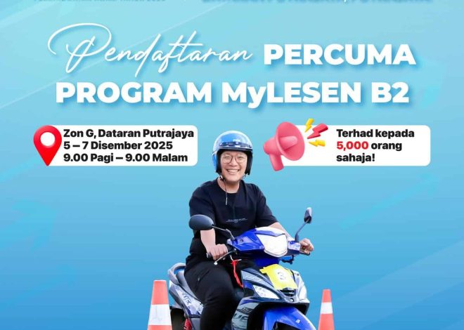Free Registration for MyLesen B2 JPJ (5-7 December 2025)