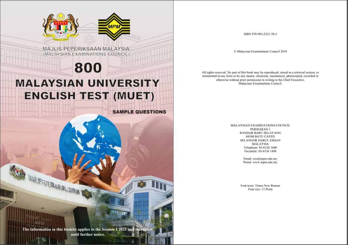 Example of MUET Questions & Latest Format 2026