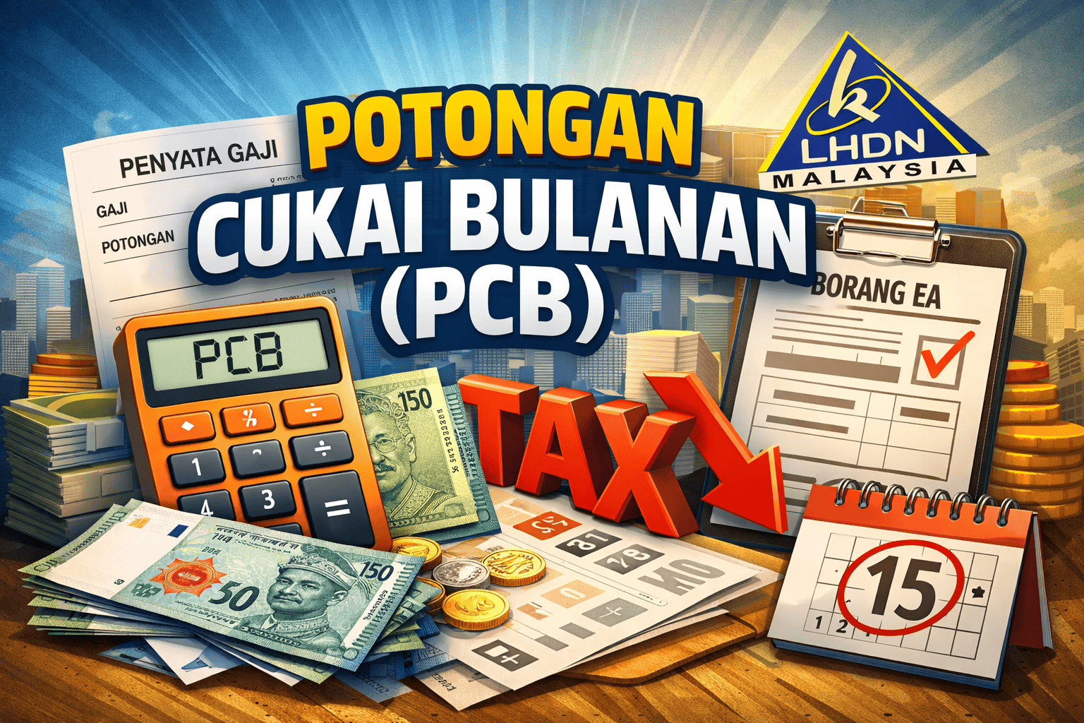 Potongan Cukai Bulanan – 3 Cara ‘Claim’ & Manfaatkan PCB