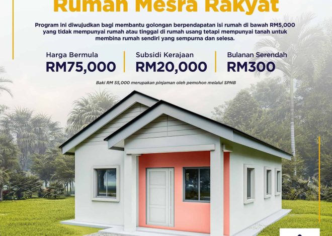 Rumah Mesra Rakyat 2026 – Semakan & Permohonan