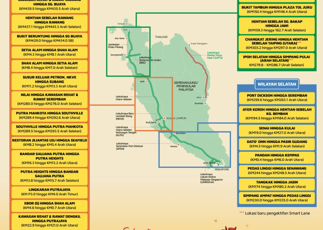 Smart Lane – List of Locations Activated to coincide with Chinese New Year (CNY 2026)