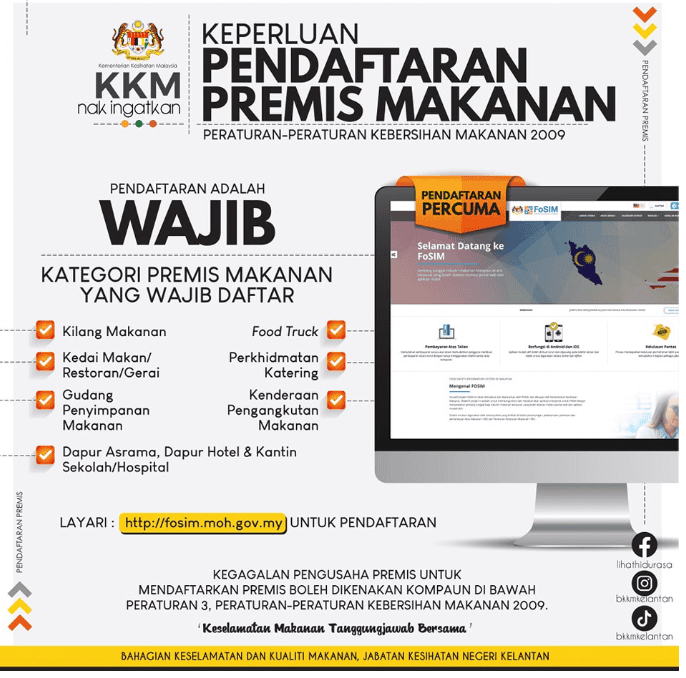 How to Register a Food Place (Complete FoSIM KKM Guide)