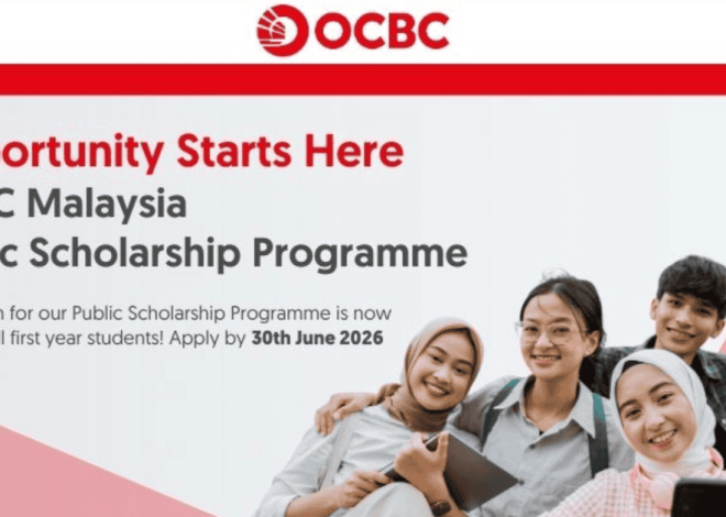 OCBC Malaysia Public Scholarship Application 2026