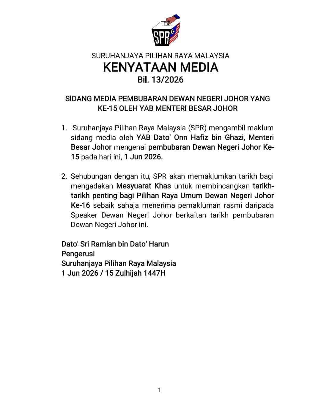 When is PRN Johor 2026? Following are the Latest Hopes and Information